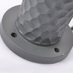 Vintage LED Aluminum Post Light with Dome Shade for Garden and Pathway