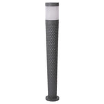 Vintage LED Aluminum Post Light with Dome Shade for Garden and Pathway