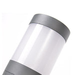 Vintage LED Aluminum Post Light with Dome Shade for Garden and Pathway