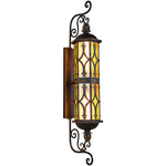 Vintage Dual-Head Outdoor Wall Sconce in Coffee Finish