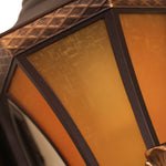 European Copper Outdoor Wall Sconce with Frosted Glass Shade