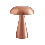 Mushroom Table Lamp, Retro Metal Dimmable LED Desk Light