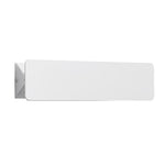 Modern White Aluminum LED Wall Sconce with 270° Adjustable Head