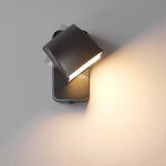 Industrial Outdoor Wall Sconce with Die-Cast Aluminum Body and Warm LED Light