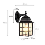 Aria Outdoor Wall Sconce — Waterproof Aluminum LED Lantern