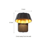 Modern Outdoor Wall Sconce with Adjustable 180° Head, IP65 Waterproof Aluminum