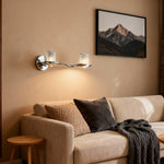 Crystal Wall Sconces Modern Minimalist LED Lighting for Bedroom Hallway