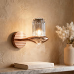Crystal Wall Sconces Modern Minimalist LED Lighting for Bedroom Hallway