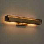 French Retro Wall Picture Light in Iron and Copper for Art Illumination