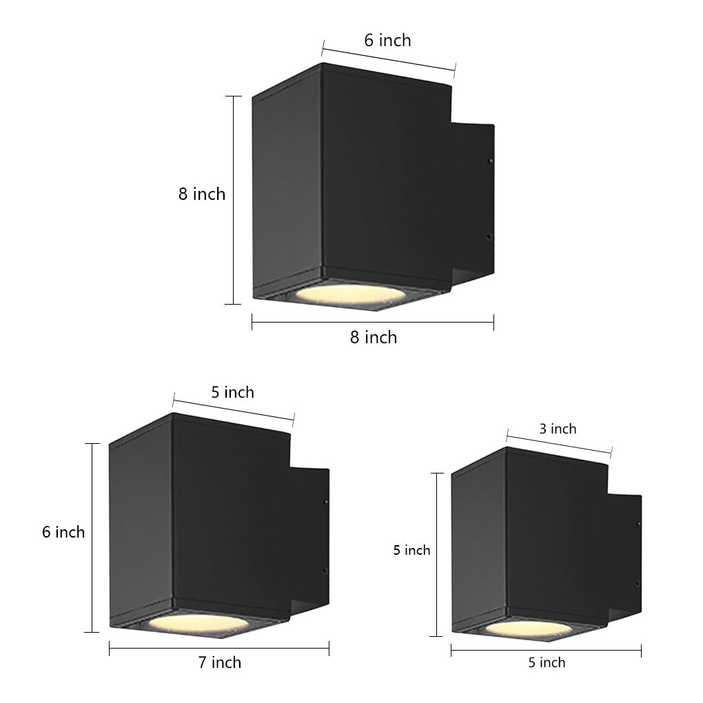 Lumière Extérieure LED Wall Sconce for Modern Villas and Courtyards