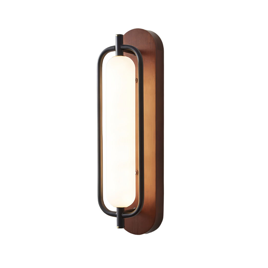 Nordic Minimalist Iron Wall Sconce with Acrylic Shade