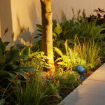 Minimalist Outdoor Spotlights with Warm LED Glow