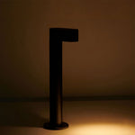 Modern Outdoor Bollard Light – Waterproof LED Pathway Luminaire in Black