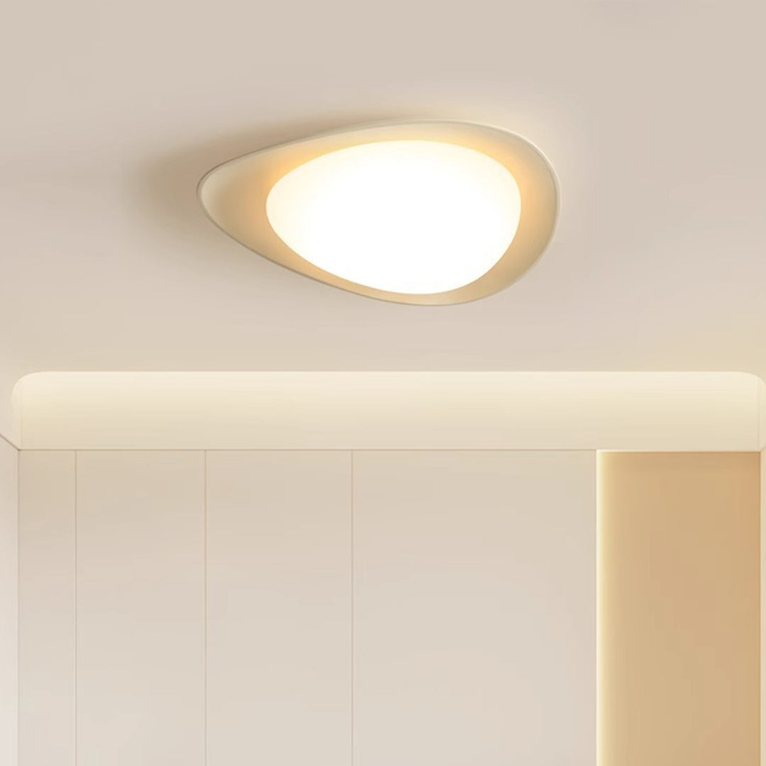 Pebble Full Spectrum LED Flush Mount Ceiling Light in Nordic Style