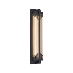 Outdoor Linear LED Wall Sconce in Stainless Steel, Modern Waterproof Courtyard Lighting