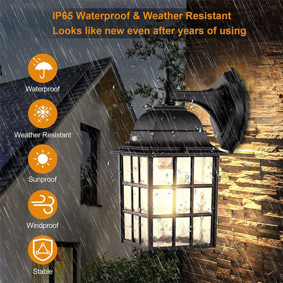 Aria Outdoor Wall Sconce — Waterproof Aluminum LED Lantern