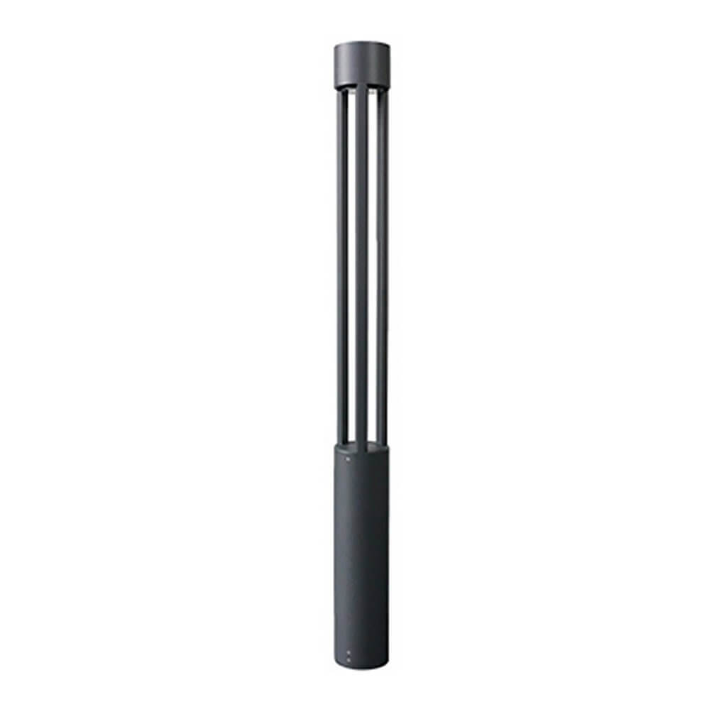 Modern Black LED Bollard Path Lights for Landscape and Walkway Illumination