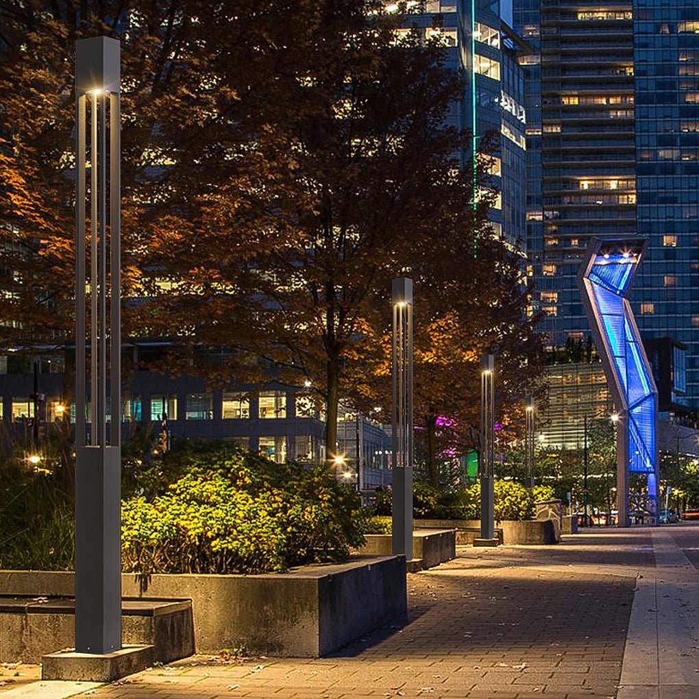 Waterproof Led High Pole Post Light Landscape Decorative Lighting For Outdoor