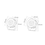 Circular LED Landscape Spotlight with Die-Cast Aluminum Housing