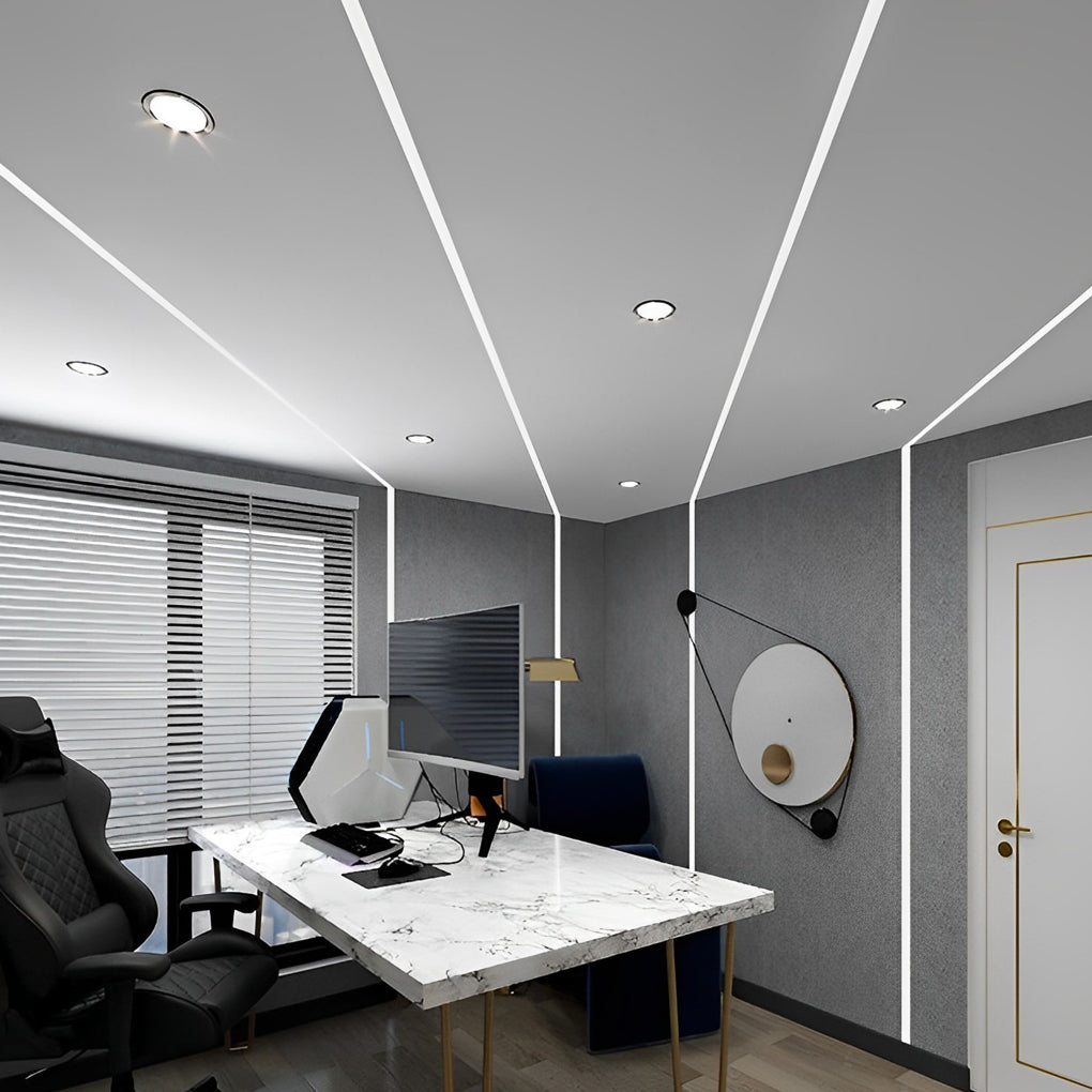 Recessed LED Strip Lights for Under Cabinet Illumination