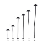 Mushroom Garden Lights Modern LED Landscape Lighting Set