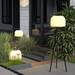 Lumina Outdoor Floor Lamp – Rechargeable LED Garden Light in Stainless Steel