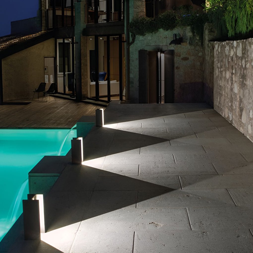 Industrial H-Shape Stainless Steel LED Landscape Light, IP54 Waterproof Outdoor Garden Lamp