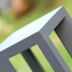 Modern LED Pathway Lights for Garden, Warm White Hardwired Aluminum Bollard