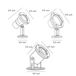 Aurora IP68 Stainless Steel Underwater Spotlights with Adjustable Beam