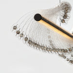 Spiral LED Pendant Light – Modern Linear Suspension for Dining & Living Spaces