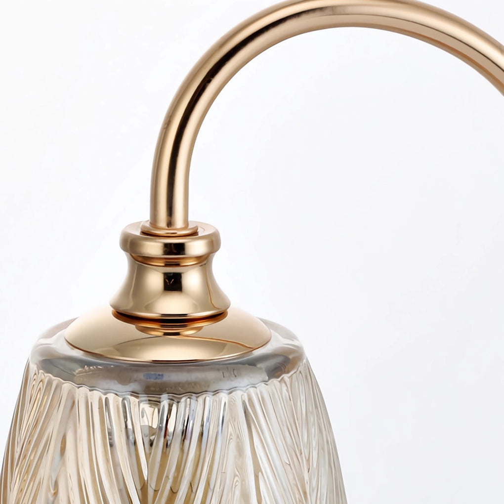 Aromatherapy Wax Melt Table Lamp with Glass Shade, Modern Ambient Lighting