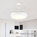 Aura 42" LED Ceiling Fan with Light, Nordic Minimalist Design
