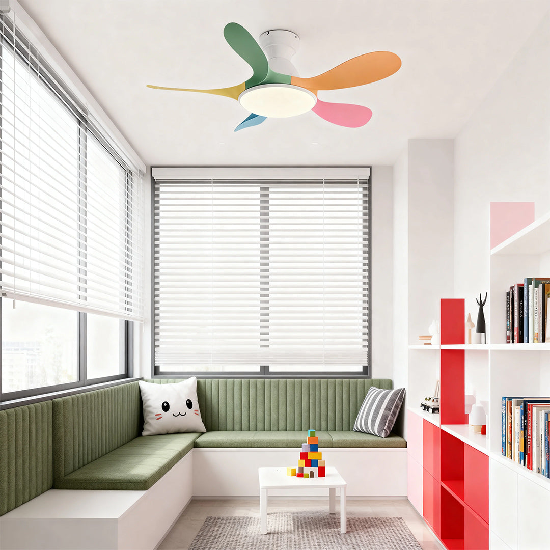 Aurelia 5-Blade LED Ceiling Fan with Full-Spectrum Light