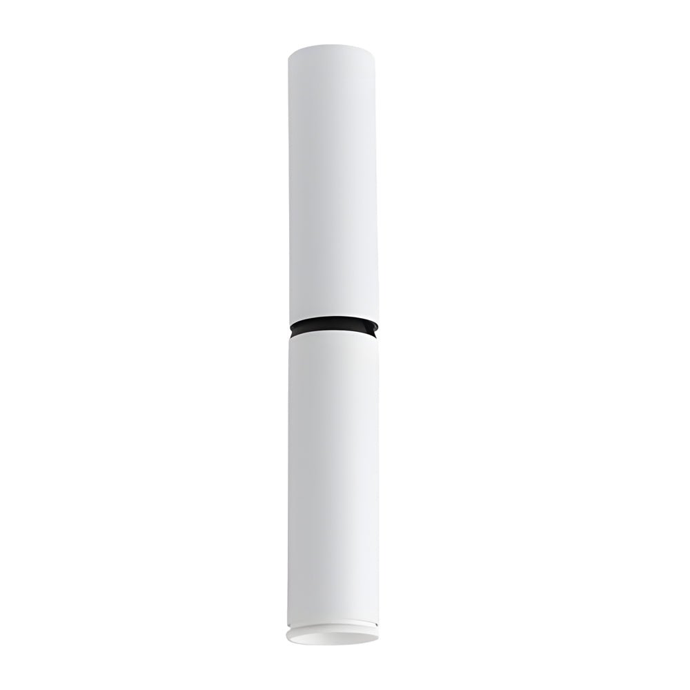 Modern White Cylinder Ceiling Spotlights – Adjustable LED Directional Light
