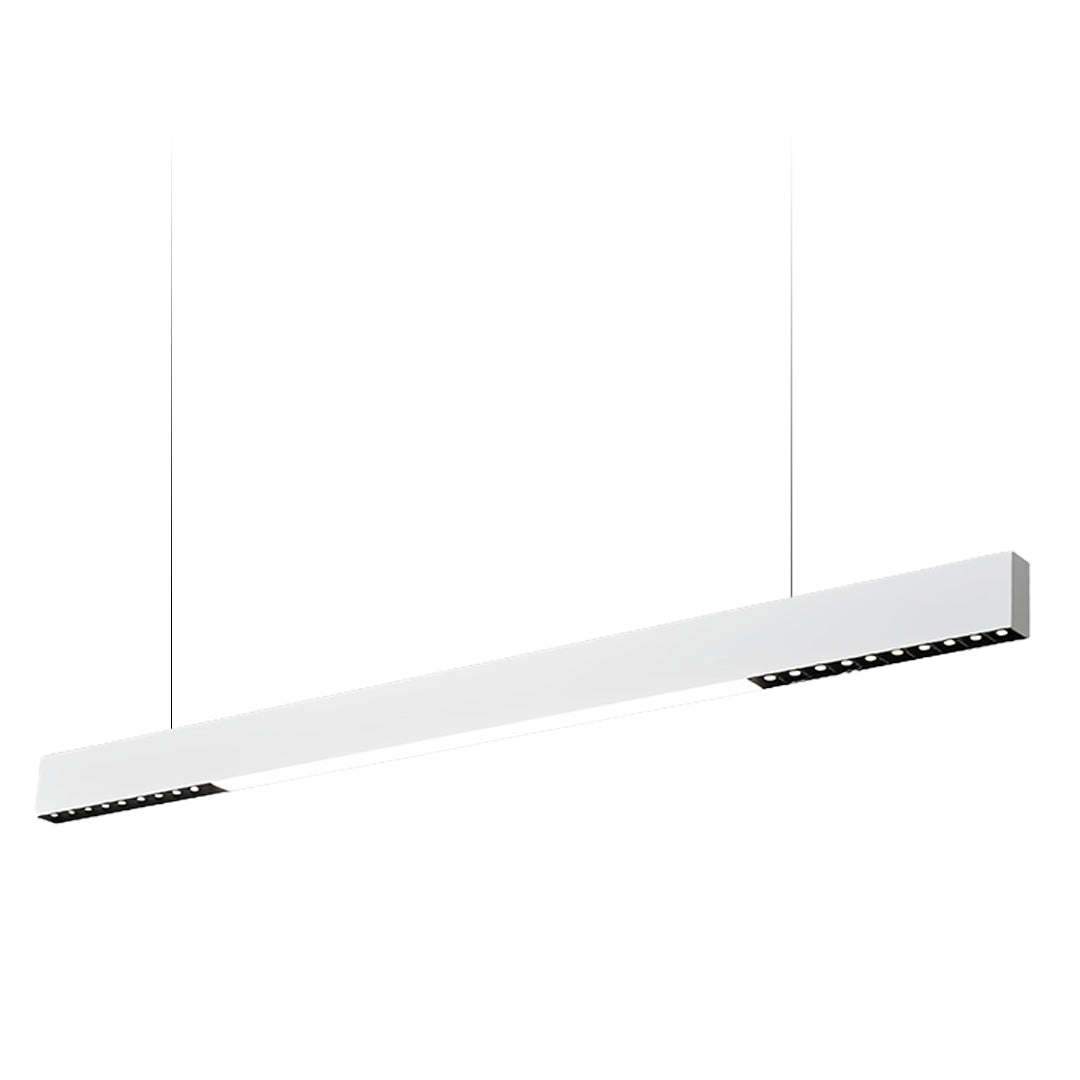 Linear LED Pendant Light Modern Minimalist Aluminum Grille Suspension Lamp