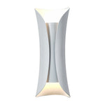 Nordic Minimalist LED Up Down Wall Sconce in Black, White, or Gold