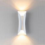Nordic Minimalist LED Up Down Wall Sconce in Black, White, or Gold