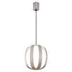 Modern Lantern Pendant Light with LED – Minimalist Ceiling Fixture in Four Finishes