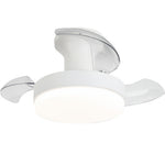 Aura Minimalist LED Ceiling Fan with Dimmable Light and Silent Motor