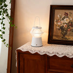 Modern Outdoor Solar Lantern with UV Mosquito Repellent – Dimmable Rechargeable Table Lamp