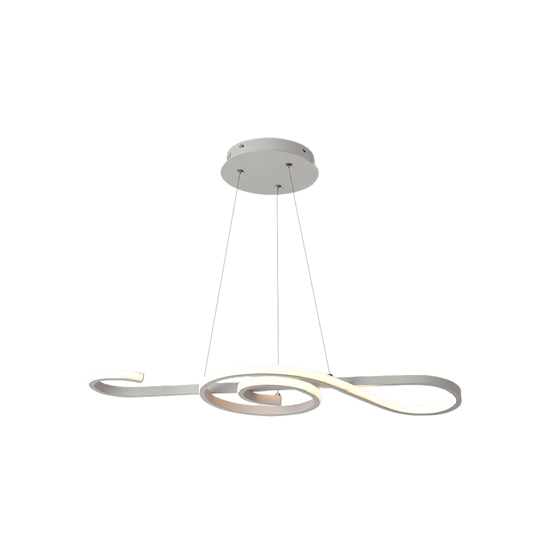 Rhapsody Linear LED Chandelier – Modern Minimalist Pendant Light for Dining & Living Spaces