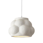 French-Style Metal Pendant Light with Frosted Glass Shade