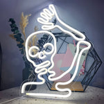 Designer Neon Accent Lamp with USB Power for Festive Interiors