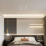 Recessed Adjustable Downlight with Anti-Glare LED, Modern Minimalist Ceiling Light