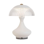 Minimalist Touch Rechargeable Table Lamp with Acrylic Shade