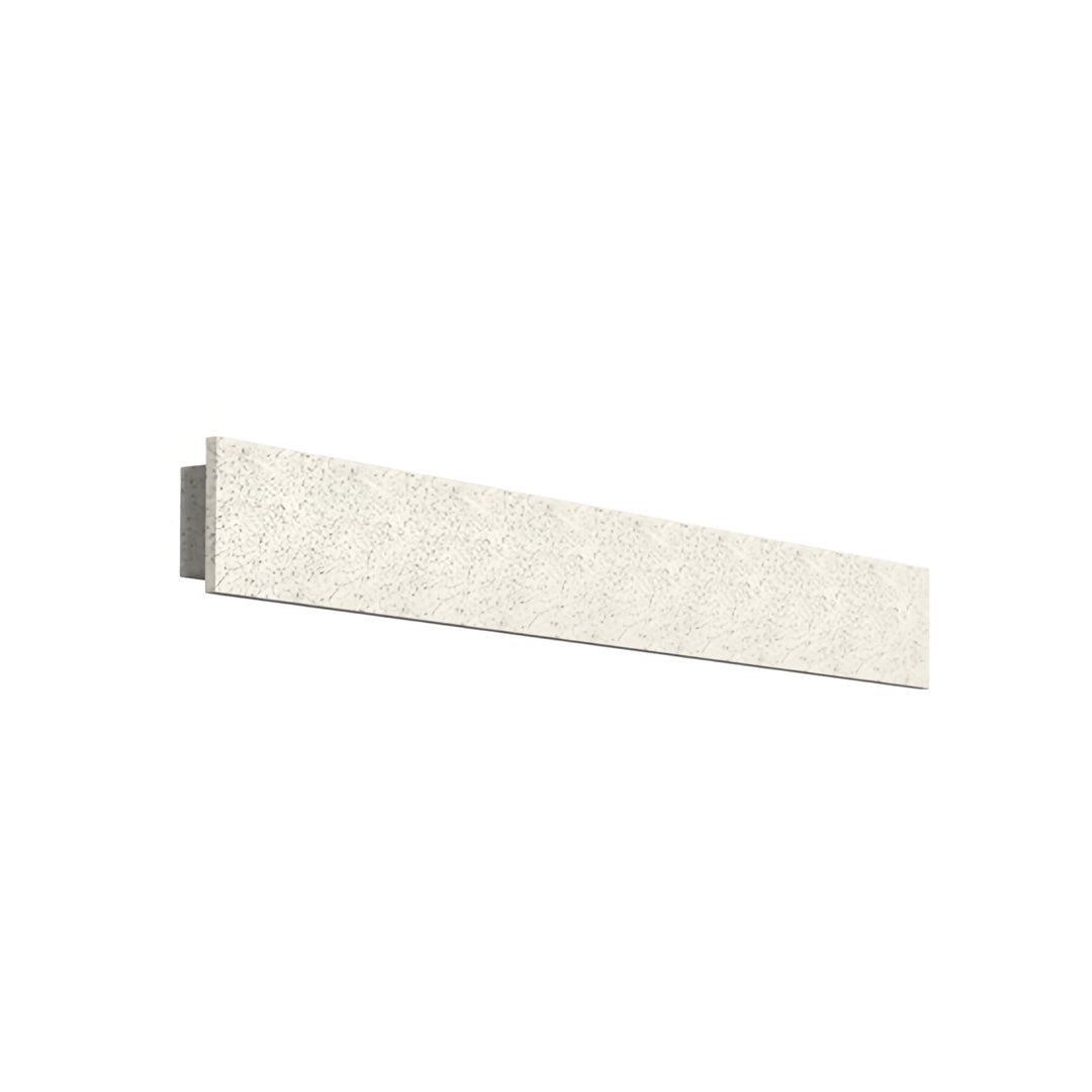 Modern Concrete Outdoor Wall Sconce with Warm LED Light, IP65 Waterproof Linear Fixture