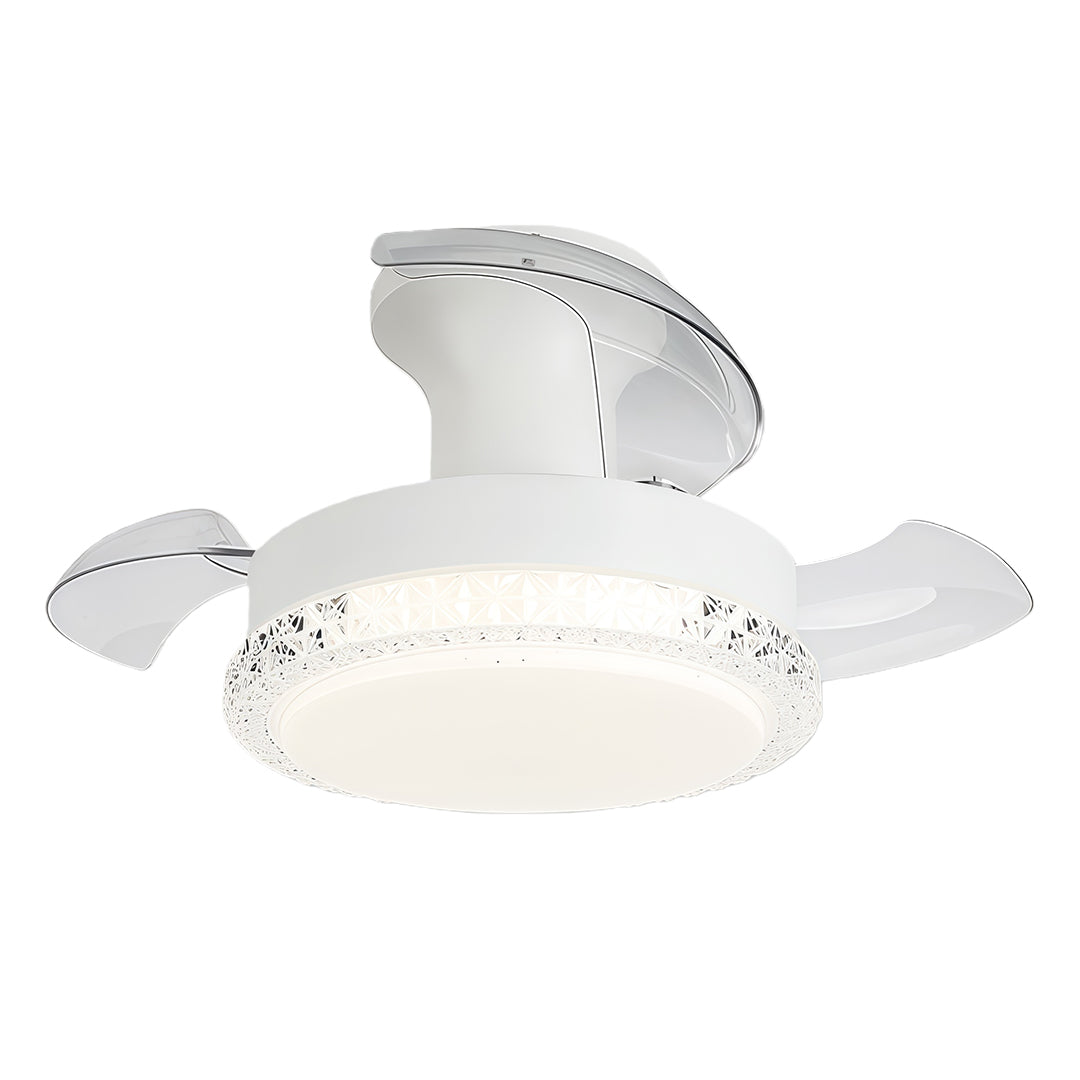 Modern 3-Blade Ceiling Fan with Dimmable LED Light for Contemporary Interiors