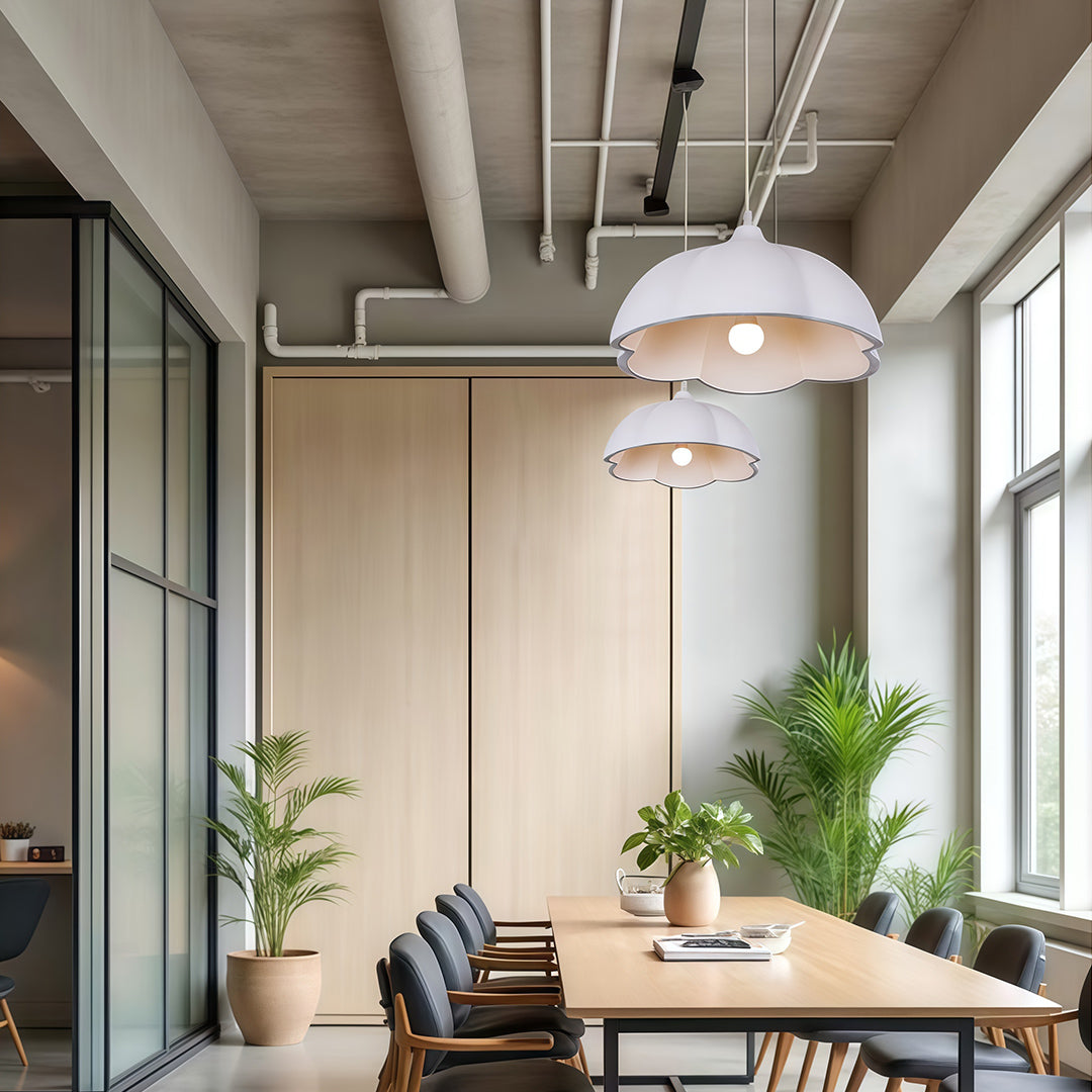 Wabi-Sabi Metal Pendant Light with Adjustable Chain