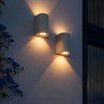 Concrete Up Down Wall Light | Minimalist Outdoor LED Sconce