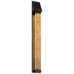 Aria Solar Wall Sconce in Matte Black Stainless Steel
